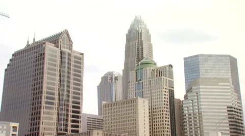 View of tall skyscrapers Stock Footage 55570281