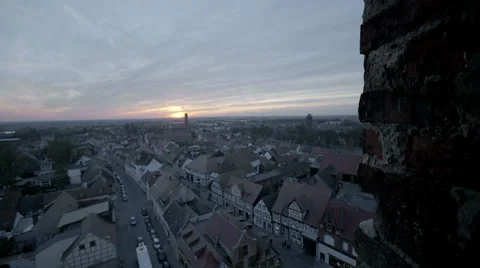 View of Tangermuende, Germany Stock Footage 36051930