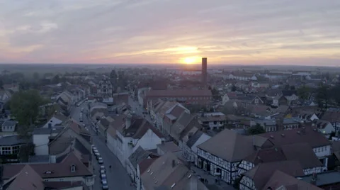 View of Tangermuende, Germany Stock Footage 36052764