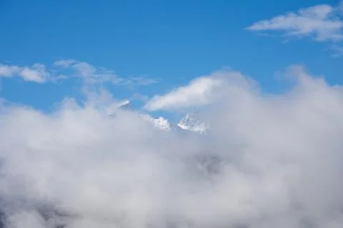 A view of Tantalus Range. Stock Photos