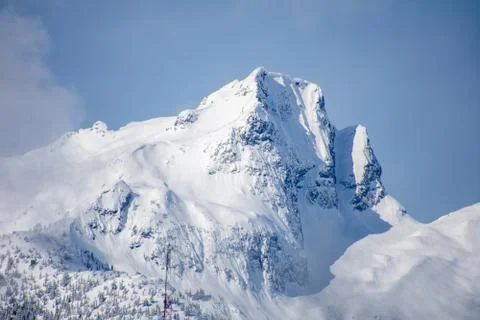 A view of Tantalus Range. Stock Photos
