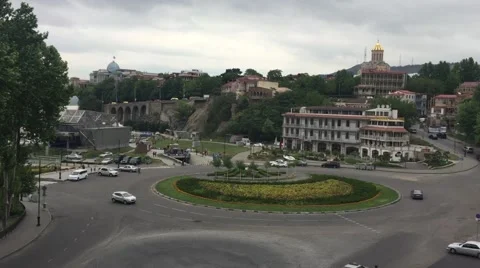 View to Tbilisi City Stock Footage 63304023