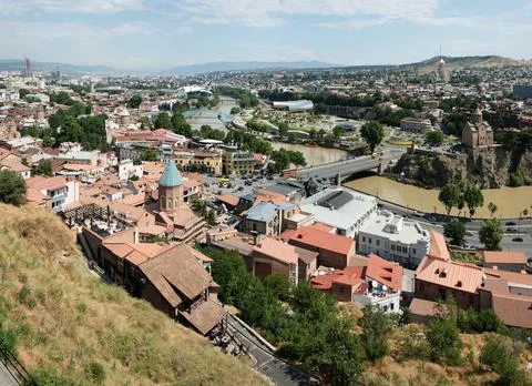 View of Tbilisi Stock Photos