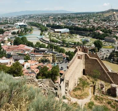 View of Tbilisi Stock Photos