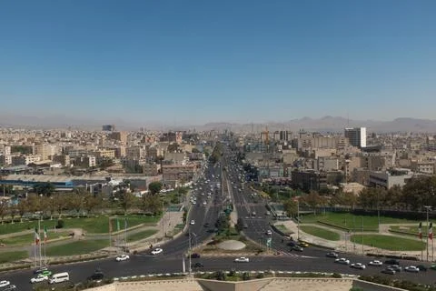 View of Tehran from Azadi Tower Stock Photos