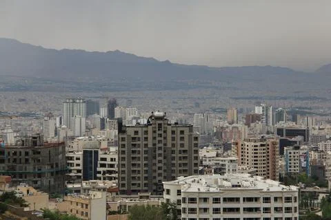 View of Tehran City, IRAN Stock Photos