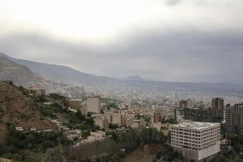View of Tehran City, IRAN Stock Photos