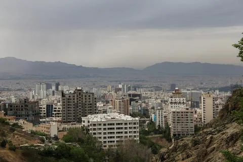 View of Tehran City, IRAN Stock Photos