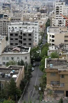 View of Tehran City, IRAN Stock Photos