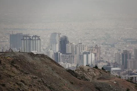 View of Tehran City, IRAN Stock Photos