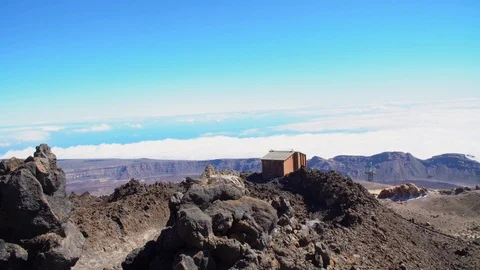 View from teide peak Stock Footage 97794109