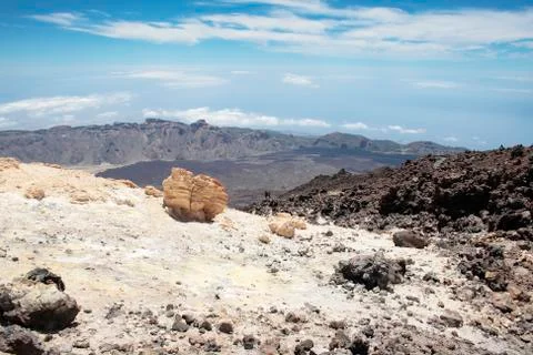 View from the teide Stock Photos
