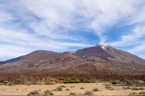View of the Teide Volcano Stock Photos