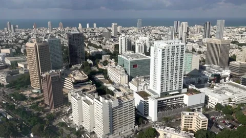 View of Tel Aviv 스톡 동영상 197243018