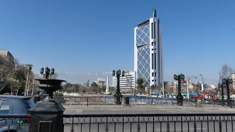 View of the Telephone Tower Stock Footage 96591407