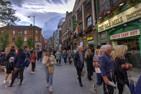 View of Temple Bar Stock Photos