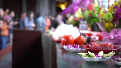 The view of temple. Video stock 100508753