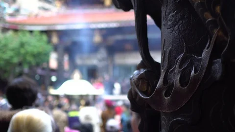 The view of temple. Stock Footage 100510992