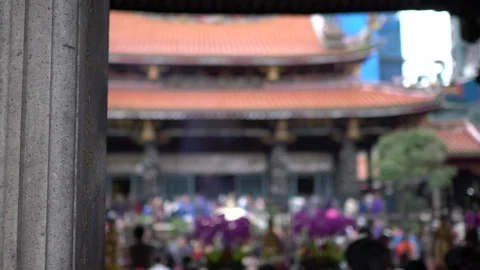 The view of temple. Stock Footage 100519960