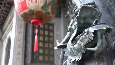 The view of temple. Stock Footage 100520173