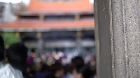 The view of temple. Stock Footage 100520329