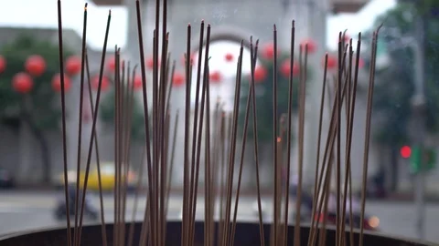 The view of temple. Stock Footage 100522014