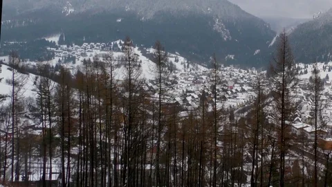 View of Terchova from Oblaz. 스톡 동영상 83152265