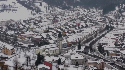 View of Terchova from Oblaz. 動画素材 83152774