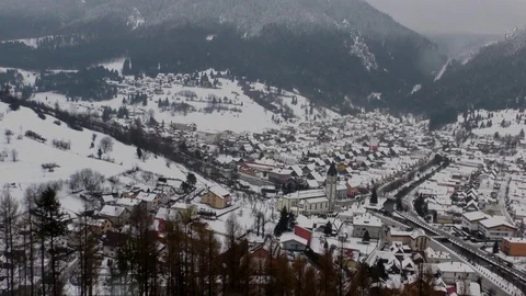 View of Terchova from Oblaz. Stock Footage 83152826