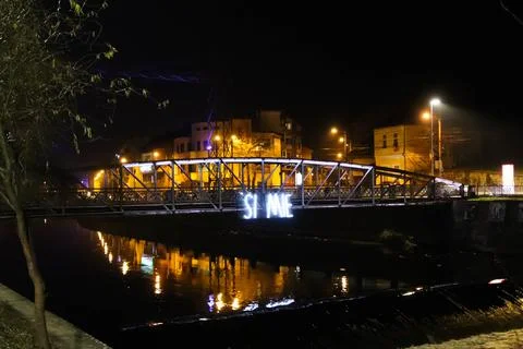 The view of the text SI mie Stock Photos