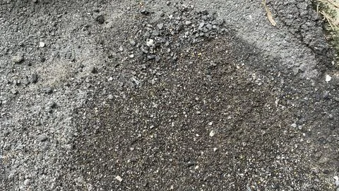 View of texture the dark gray and white scree on street. Stock Photos