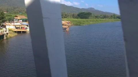 View Of Thai Train Stock Footage 92459279