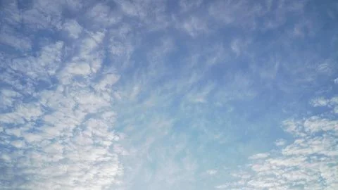 View of Thin Cirrus Clouds in Clear Blue Sky Photos
