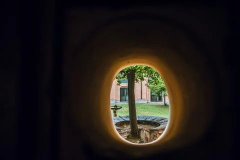 View Through Archway in Rome Stock Photos
