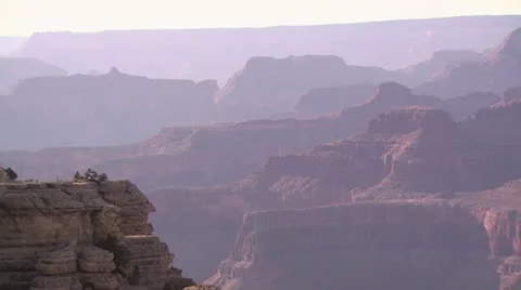 View Through The Clouds Of the Grand Canyon 動画素材 18991869