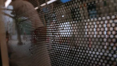 View through out the train window while operating pass through the mega cit.. 스톡 동영상 259795049