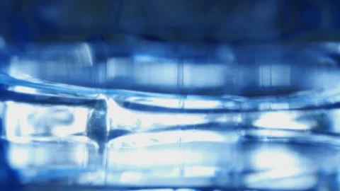 View through a plastic water bottle. Stock Footage 215031720