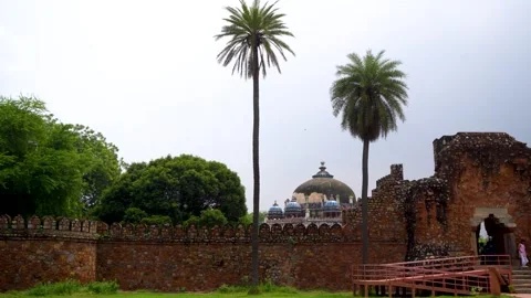 A View Through Time, Humayun Tomb Stock Footage 317093151