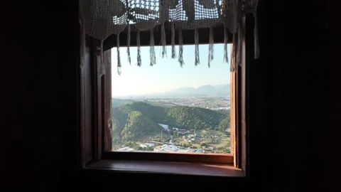 View through a window 動画素材 342283099