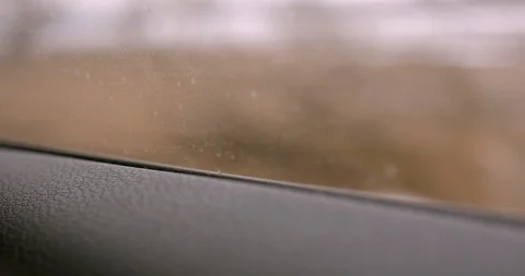 View through the window of a moving car Stock Footage 88732512