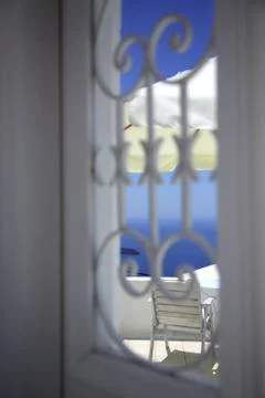 View through the window Stock Photos