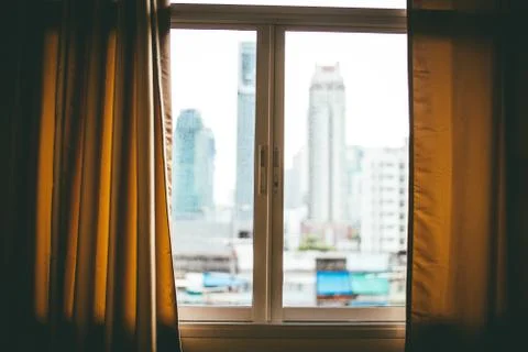 View Through the Window Stock Photos