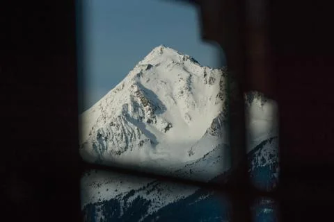 View through a window Stock Photos