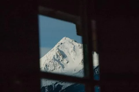 View through a window Stock Photos