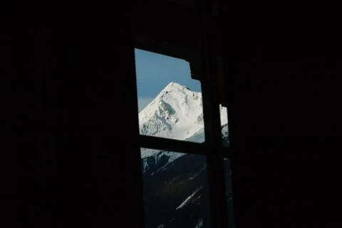 View through a window Foto stock
