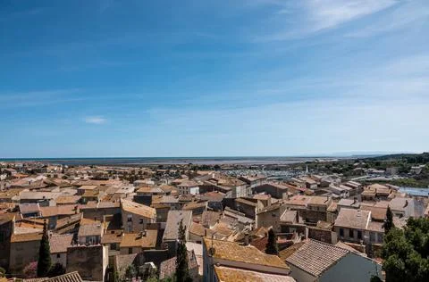 View of the tiled roofs Stock Photos