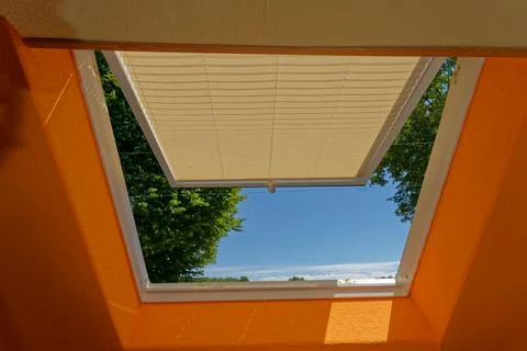 View of tilt window from interior Stock Photos