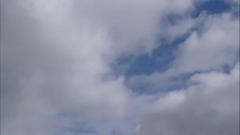 View time lapse clouds and blue sunny sky. 4K. 動画素材 229894228