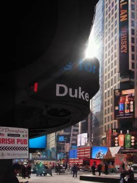 View of Times Square Stock Photos
