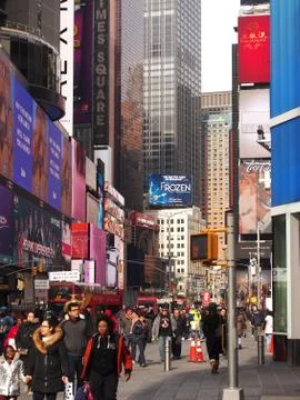 View of Times Square Stock Photos